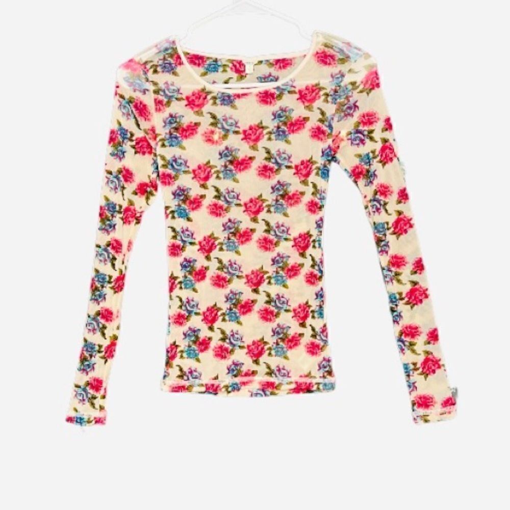 Floral Mesh Top S/P